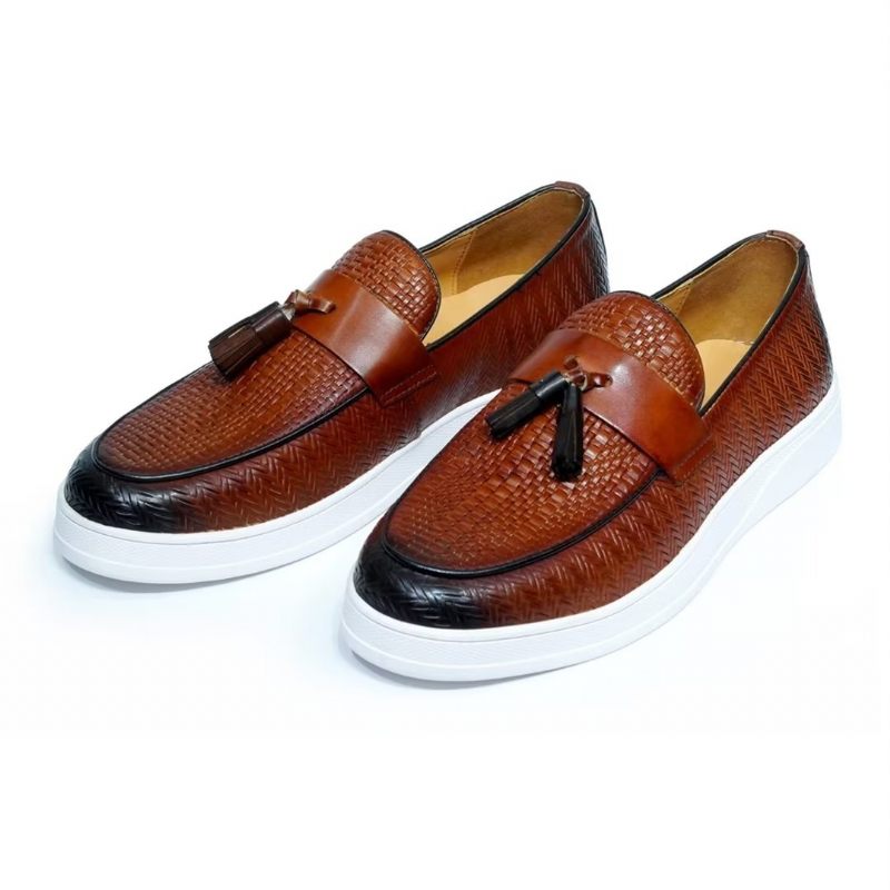 Muške Cipele Za Slobodno Vrijeme Slip-on Elegance - Smeđa