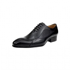 Muške Svečane Cipele Elegantne Brogue Svadbene Oxford Kožne