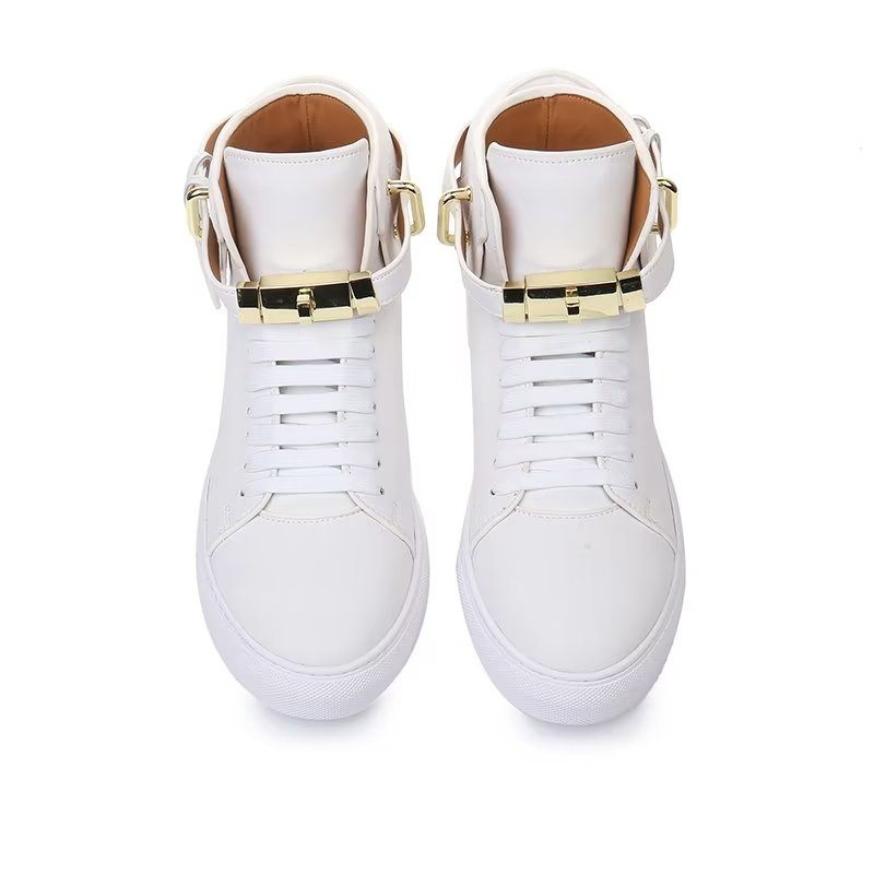 Muške Tenisice Metallic Elegance High Tops - Bijela