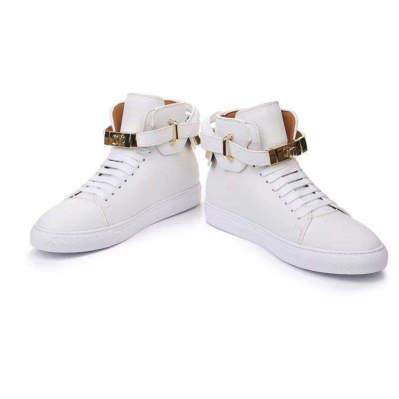 Muške Tenisice Metallic Elegance High Tops - Bijela