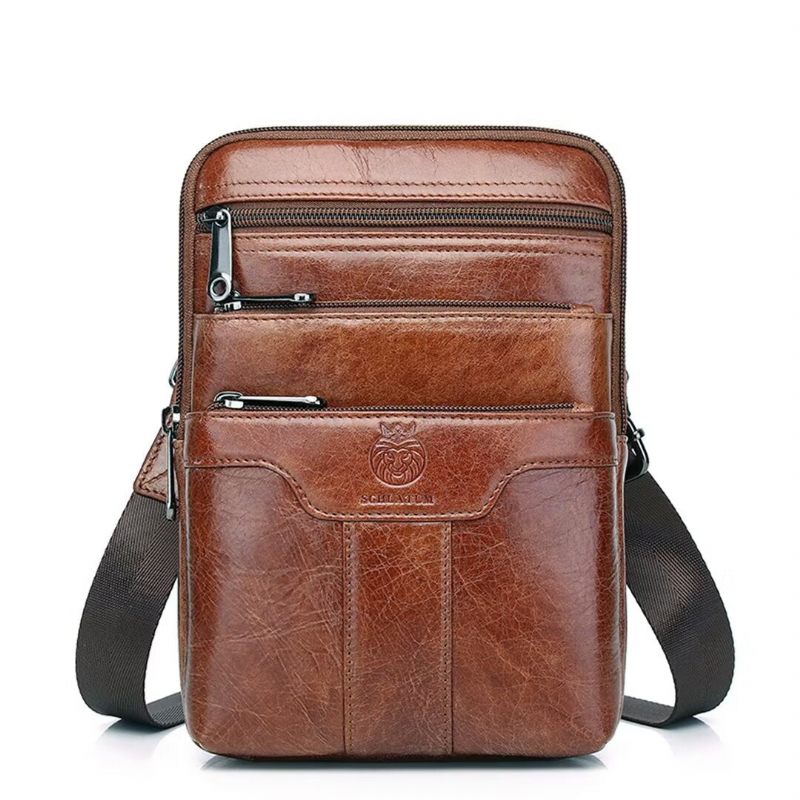 Muške Torbe Na Rame Gallant Traveller Leather Tote - Crna