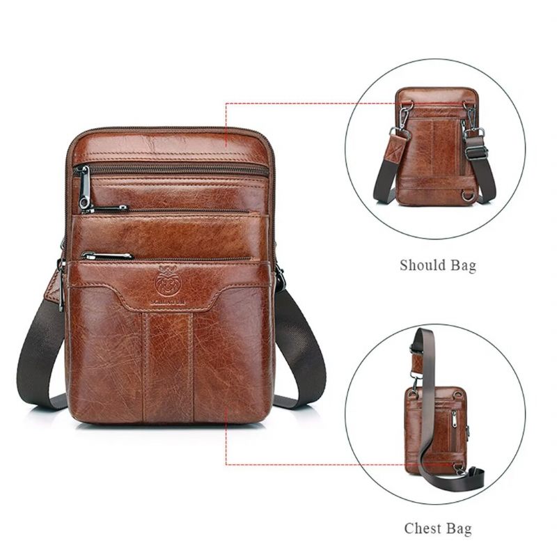 Muške Torbe Na Rame Gallant Traveller Leather Tote - Crna