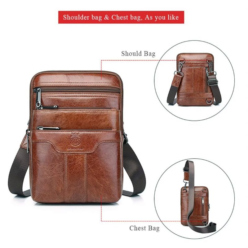 Muške Torbe Na Rame Gallant Traveller Leather Tote - Crna