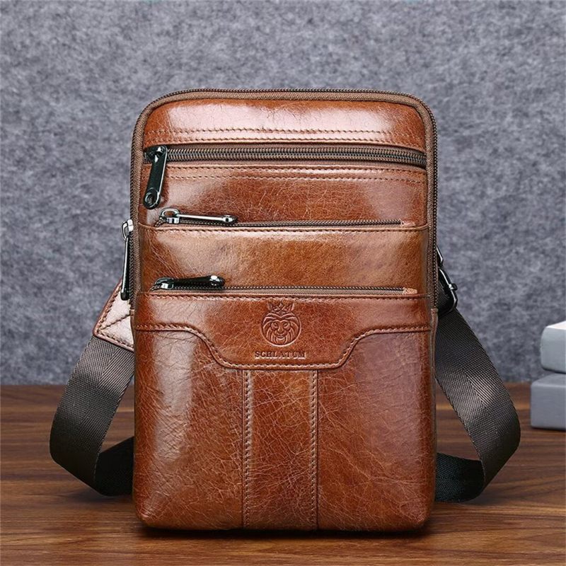 Muške Torbe Na Rame Gallant Traveller Leather Tote - Crna