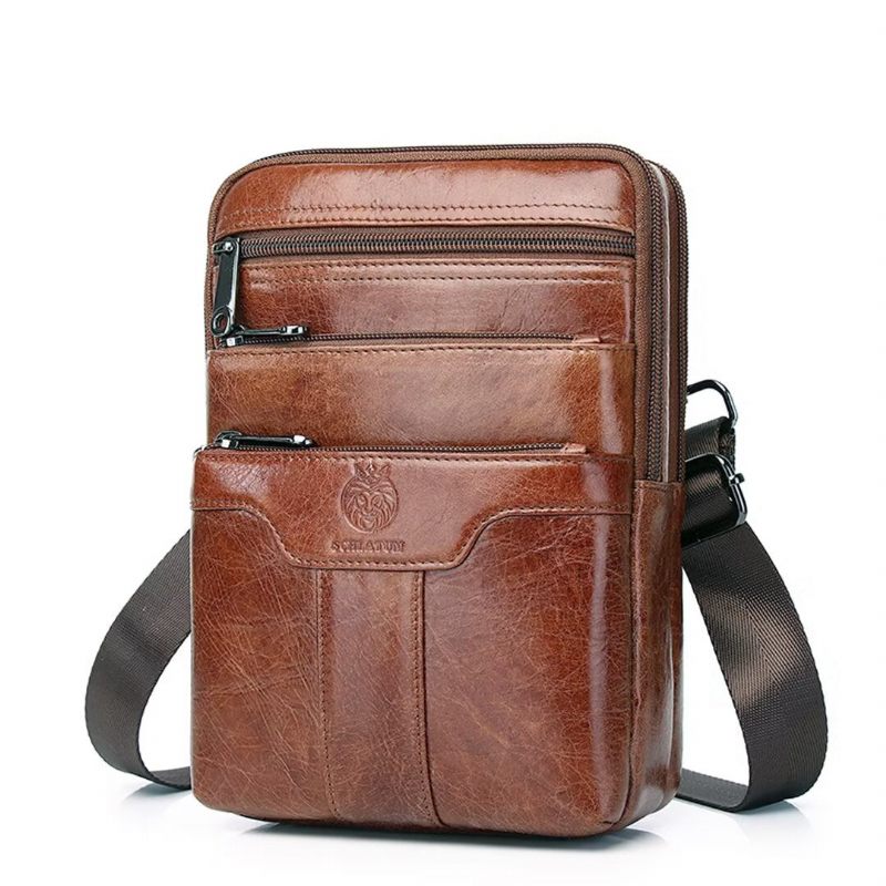 Muške Torbe Na Rame Gallant Traveller Leather Tote - Crna