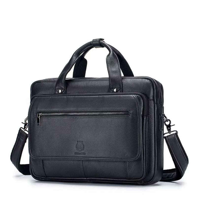 Muške Torbe Na Rame Urban Elite Leather Carryall - Crno