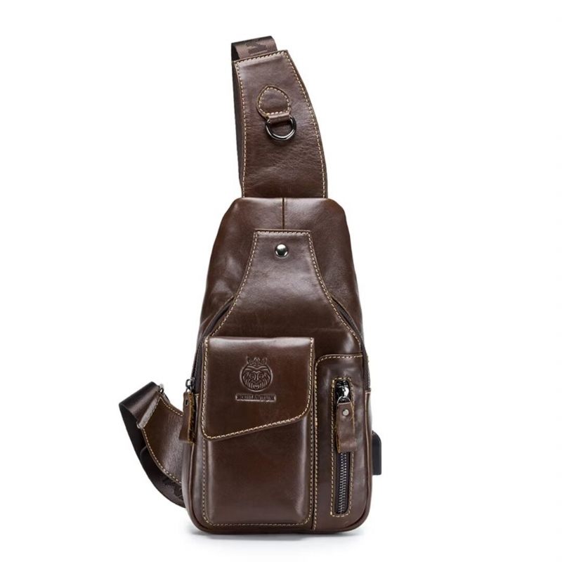 Muške Torbe Na Rame Urban Navigator Leather Tote - Crna