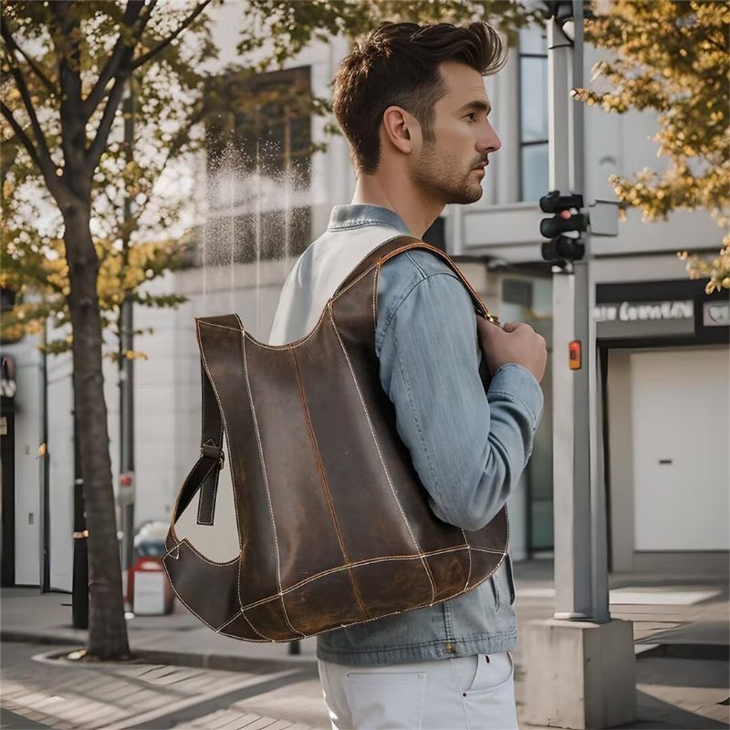 Muški Ruksaci Pinnacle Prestige Leather Tote - Kava